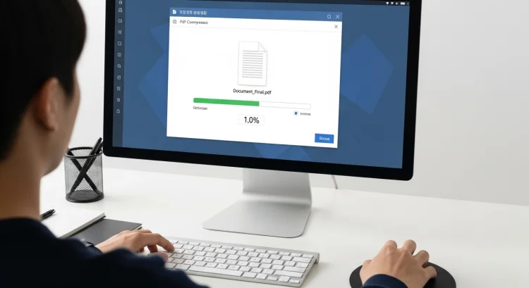 pdf파일 용량 줄이는 방법과 쉽게 이용 가능한 무료 사이트 비교