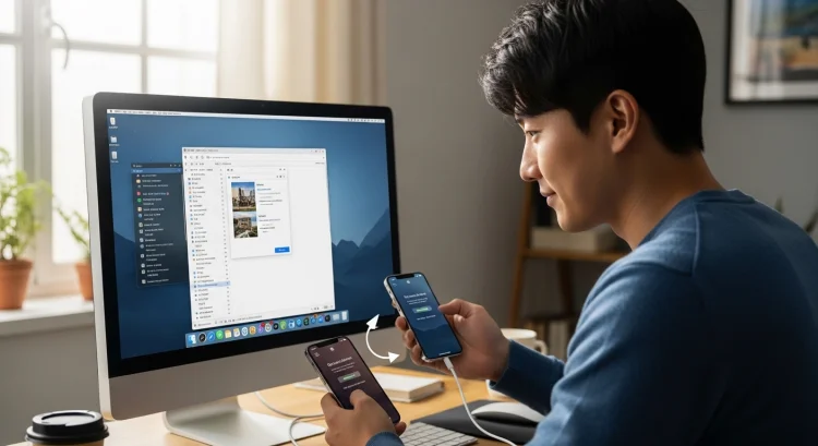 아이폰 사진 컴퓨터에 옮기기 "장치에 연결할 수 없습니다" 오류 해결