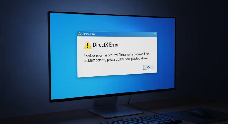 DirectX 오류로 프로그램 실행 안될 때 해결 방법