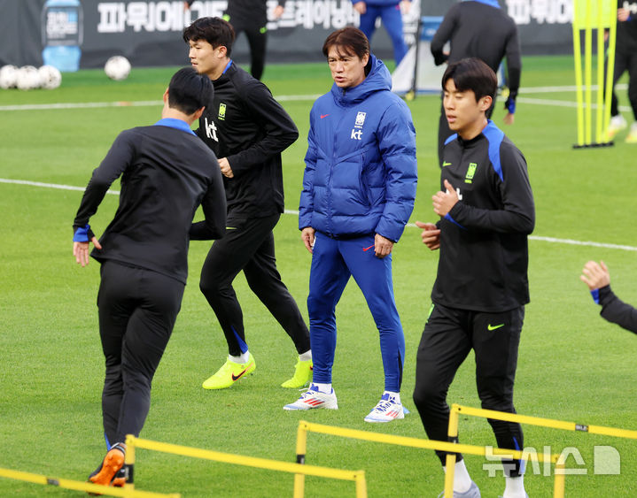 11월 A매치 '첫 완전체' 홍명보호, 전술 훈련으로 조직력↑(종합)