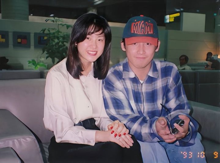 고현정·현진영, 32년 전 공항에서…