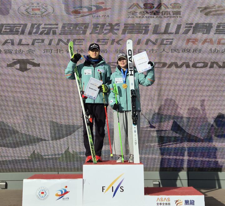 알파인스키 신정우·김소희, FIS 극동컵 대회전 남녀부 우승
