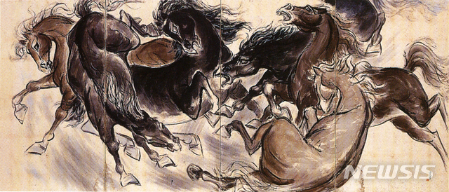 말의 해, 달리는 해… ‘군마도’의 에너지[박현주 아트에세이 ⑪]